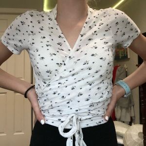 Brandy Melville Wrap Shirt